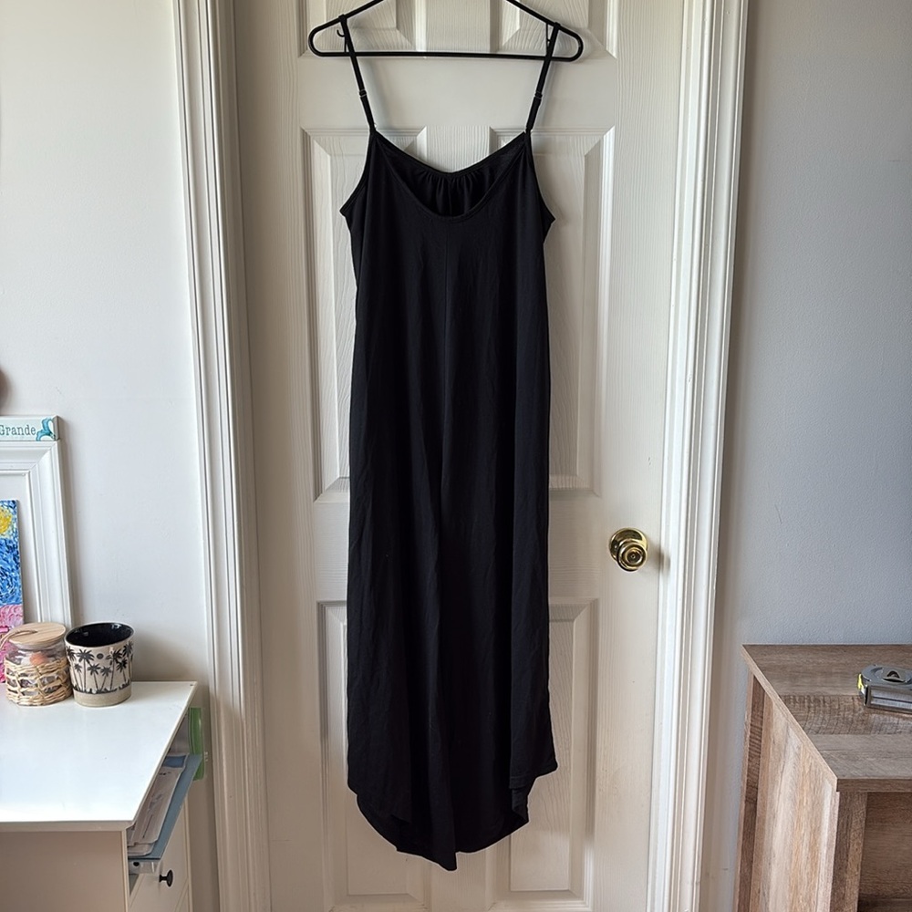 ☀️Black Spaghetti Strap Jumpsuit - Picture 6 of 7